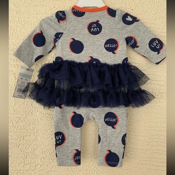 Cat & Jack One Pieces Cat And Jack Baby Girl Hearts Luv U Tutu